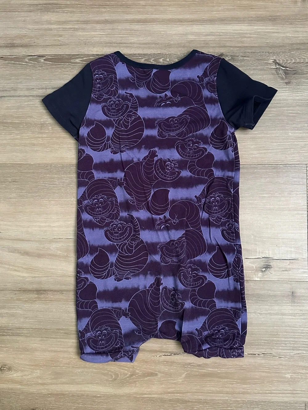 RAGS by Rags to Raches Cheshire Cat Alice In Wonderland Purple Romper 24M